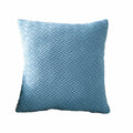 Yoovat Throw Pillow Cover 16x16 inch Sea Blue Texture Polyester by Deal US