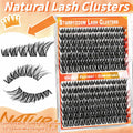 Starryzoom Lash Clusters Book Wispy Flull Volume Spiky Doe-Eye Manga Cluster by Deal US