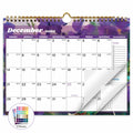 XISIDO 18-Month Wall Calendar 2025-2026 11x8.5 Flower Julian Dates by Deal US