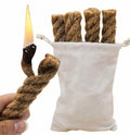 Exploration Gadget Inc. Emergency Fire Starter with Weatherproof Fat Rope Brown by Deal US