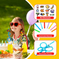 SODWINCO 24PCS Art Drinking Crazy Straws Kids Birthday Party Supplies Multicolor by Deal US