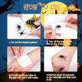 Halloween Temporary Tattoos 36 Sheets Scary Joker Pumpkin Skull Ghost Bats by Deal US