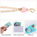 Bremorou Teacher Lanyard with ID Holder, Pink Wooden Beaded Boho Tassel by Deal US