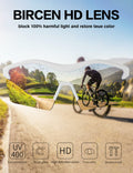 BIRCEN Baseball Cycling Sunglasses Men Women MTB Sports Blue Lens White Frame by Deal US