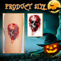 Halloween Temporary Tattoos 36 Sheets Scary Joker Pumpkin Skull Ghost Bats by Deal US