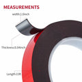 GOALDAY Double Sided Heavy Duty Mounting Tape Black 1.1mm×0.78in×16.5ft by Deal US