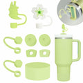 9PCS Stanley Cup Accessories Set Spill Stopper Straw Cover Boot Citron by Deal US