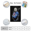 fhzang Kylian Mbappe Poster 1 Canvas Poster Unframed: 16x24 inches (40x60cm) by Deal US