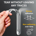 Vellax Clear Silicone Wall Protector Strips 3.5x0.7x0.2in 8 Count by Deal US
