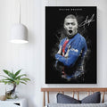 fhzang Kylian Mbappe Poster 1 Canvas Poster Unframed: 16x24 inches (40x60cm) by Deal US