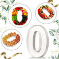 Mifoci 13.7" Cardboard Number 0 Photo Booth Prop White Birthday by Deal US