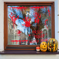 Oeyliz Halloween Window Stickers Bloody Hand & Footprint 9 Sheets Decor by Deal US