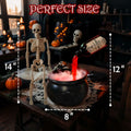 UPLAVIE Ultrasonic Mist Maker Fogger Halloween Decoration Black Cauldron by Deal US