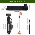 Wynaura Pro Golf Club Cleaner Brush Set with Groove Sharpener & Towel Black by Deal US
