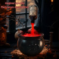 UPLAVIE Ultrasonic Mist Maker Fogger Halloween Decoration Black Cauldron by Deal US