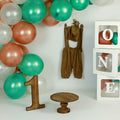 QIKOOLAA Pearl Green 12in Latex Balloons 120 Pack Green Christmas Party by Deal US