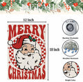 Fapulee Merry Christmas Garden Flag 12x18 Double Sided Santa Outdoor by Deal US