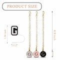 Stanley Cup Straw Covers 3-Pack with Personalized Initial Charms 30&40oz by Deal US