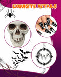 Swooflia 5PCS Women’s Halloween Costume Accessories Set Skull Necklace by Deal US