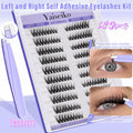 Yaiseiko Self Adhesive Lash Clusters Wispy C Curl 8-17MM 180Pcs by Deal US
