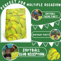 Outego 24 Softball Party Favor Bags with Stickers Kids Birthday Supplies by Deal US