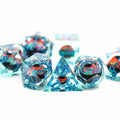 Maywin Dungeons & Dragons Liquid Core Dragon Eye Polyhedral Dice Set by Deal US
