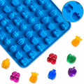 Sidosir Gummy Candy Mold Set 7PCS Silicone Nonstick Bears Dinosaur Fruit Donut by Deal US