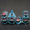 Maywin Dungeons & Dragons Liquid Core Dragon Eye Polyhedral Dice Set by Deal US