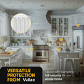 Vellax Clear Silicone Wall Protector Strips 3.5x0.7x0.2in 8 Count by Deal US