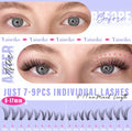 Yaiseiko Self Adhesive Lash Clusters Wispy C Curl 8-17MM 180Pcs by Deal US