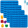 Sidosir Gummy Candy Mold Set 7PCS Silicone Nonstick Bears Dinosaur Fruit Donut by Deal US