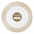 Elegant White Plastic Charger Plates 13" Pack of 4 Durable Dining Decor by Deal US