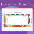 TUBAMQ Groovy Sun Aluminum License Plate Frame Rustproof US Canada Std by Deal US