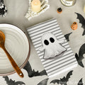 Artoid Mode Halloween Kitchen Towels Ghost Stripes Spider Web 18x26 Set 2 by Deal US