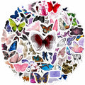 Sunvalley Butterfly Stickers 100 PCS Assorted Vinyl Waterproof Cute Aesthetic by Deal US