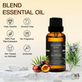 qong Peppermint Essential Oil Blend 30ml Black Mint+Rosemary Scent by Deal US