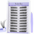 Yaiseiko Self Adhesive Lash Clusters Wispy C Curl 8-17MM 180Pcs by Deal US