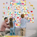 Supervitae 22pcs Motivational Posters Classroom Decor Multi Color Growth Mindset by Deal US