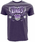 Sacramento Kings NBA Officially Licensed Heathered Team Color T-Shirt Size XXL by Deal US