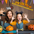 Qiexuxing Halloween Spider Headband 2-Pack Black Felt Fabric One Size by Deal US