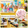 KUNHEHO 5 Pcs Kawaii Cute Pink Ink Pens 0.5mm Fine Point Soft Grip by Deal US