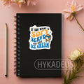 HYKADEUS Funny Volleyball Stickers Motivational Decal 3"x2.9" 3Pcs Vinyl by Deal US