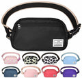 DMLuna Small Crossbody Bag Mini Waist Adjustable Strap Black Size 8.7in by Deal US