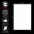 OcePor White Cardstock 8.5x11in 65lb 180gsm 100 Sheets White by Deal US