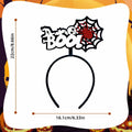 Qiexuxing Halloween Spider Headband 2-Pack Black Felt Fabric One Size by Deal US