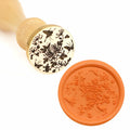 QINGNING Animalia Butterfly Wax Seal Stamp Laser Engraved Brass Head by Deal US