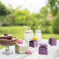 Kslong 50pcs Purple Butterfly Favor Boxes Small Gift Party Decoration by Deal US