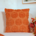 Hongsome Fall Pumpkin Decor Throw Pillow Covers 18x18in Set of 2 Orange by Deal US