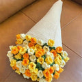 Harfirbe Lily of The Valley Bouquet Blanket Acrylic 39in Home Decor Gift by Deal US