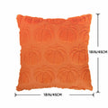 Hongsome Fall Pumpkin Decor Throw Pillow Covers 18x18in Set of 2 Orange by Deal US
